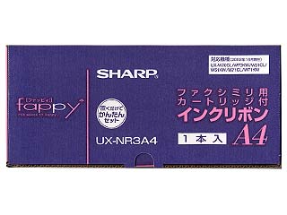 【クリックで詳細表示】SHARP/シャープ UX-NR3A4 普通紙インクリボン(1本入り)