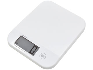 【クリックで詳細表示】DRETEC/ドリテック KS-252WT デジタルスケール「シフォン」2kg(ホワイト) 【DR】