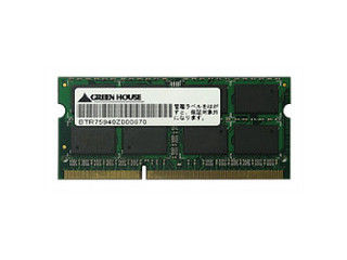 DDR3 1600MHz対応ノートPC用メモリー 2GB GH-DWT1600-2GB