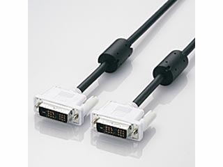 【クリックで詳細表示】ELECOM/エレコム CAC-DVSL20BK DVIシングルリンクケーブル(デジタル) 2.0m ブラック