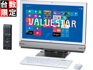 【クリックでお店のこの商品のページへ】【台数限定大特価】 ＜br＞ NEC 23型液晶ディスプレイ一体型デスクトップPC VALUESTAR/バリュースター W PC-VW770LS6W ファインホワイト