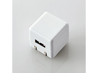キューブ型AC充電器(スマホ用・1.0A) MPA-ACUAN007WH