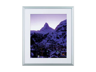 【クリックでお店のこの商品のページへ】HAKUBA/ハクバ アルミ額縁 セシリア(シルバー) ワイド6切サイズ