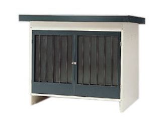 【クリックで詳細表示】アイリスオーヤマ スチール犬舎 SL-1200 グレー