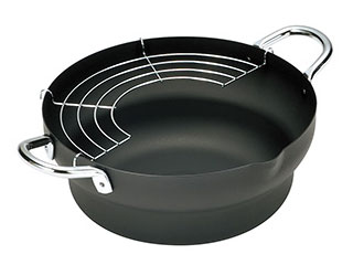 【クリックで詳細表示】赤坂璃宮厳選 天ぷら鍋24cm