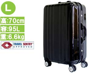 DL1125-L TSA�t���[��4�փL�����[ �g�֗��Ȍv�ʂ͂��� �n�J�b�e�h�t�� (�u���b�N) �yL�T�C�Y�z