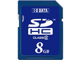 SDHC-8G SDHC�������[�J�[�h 8GB�iClass 2�j