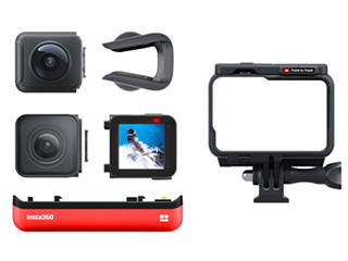 CINAKGP/A Insta360 ONE R ツイン版(360度+4K広角モジュール) レンズ交換対応アクションカメラ