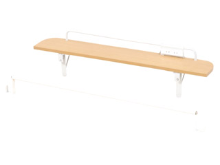 【クリックで詳細表示】HAGIHARA/ハギハラ 【Bed collection/ベッドコレクション】宮棚 ・ハンガーポールセット KH-3935P