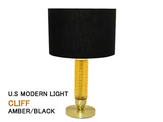 【クリックで詳細表示】DELIGHT/U.S MODERN LIGHT LT161 CLIFF AMBER/BLACK(クリフ アンバー/ブラック)