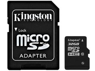 【クリックでお店のこの商品のページへ】キングストンテクノロジー 【納期未定】SDC10/32GB microSDHC/マイクロSDHCカード 32GB Class10 (SDアダプタ付き)