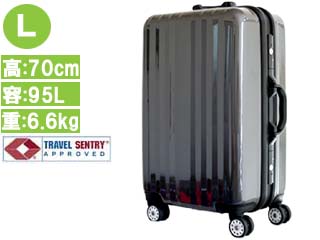 DL1125-L TSA�t���[��4�փL�����[ �g�֗��Ȍv�ʂ͂��� �n�J�b�e�h�t�� (�O���[) �yL�T�C�Y�z