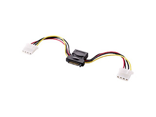 【クリックで詳細表示】サンワサプライ TKーPWSATA4ー01 2股電源ケーブル 0.1m