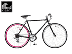�y��������I�zOSSO7007CB-CO 700C 7�i�ϑ� �N���X�o�C�N (�u���b�N)