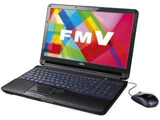 15.6型ノートPC LIFEBOOK/ライフブック FMVA54EB AH54/E シャイニーブラック