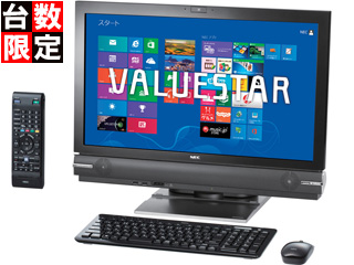 【クリックでお店のこの商品のページへ】【台数限定大特価】 ＜br＞ NEC 23型液晶ディスプレイ一体型デスクトップPC VALUESTAR/バリュースター W PC-VW770LS6B ファインブラック