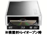 BRD-UH08LE/KN USB2.0�ڑ��O�t��Blu-ray/�u���[���C�f�B�X�N�h���C�u BD/DVD/CD�Ή� 8�{���������ݑΉ�