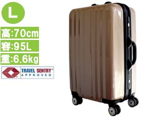 DL1125-L TSA�t���[��4�փL�����[ �g�֗��Ȍv�ʂ͂��� �n�J�b�e�h�t�� (�S�[���h) �yL�T�C�Y�z