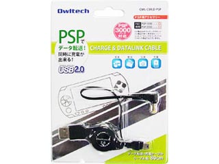 OWL-CBRJD-PSP PSP�p USB�[�d&�f�[�^�����N�P�[�u���i������� ���[���^�C�v�j �u���b�N
