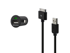 ���[������@F8Z446QE iPhone/iPod Cable+Micro USB Car Charger