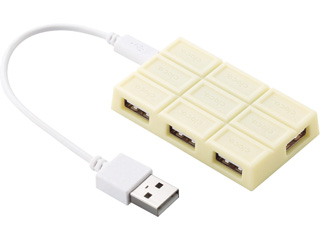 【クリックで詳細表示】ELECOM/エレコム U2H-CH4BWH バスパワー専用 USBハブ cioco.