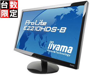 21.5�^���C�h�t���f�B�X�v���C ProLite PLE2210HDS-B1 �}�[�x���u���b�N