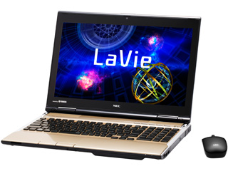 【納期約2週間前後】15.6型ワイド ノートPC LaVie/ラヴィ L クリスタルゴールド PC-LL750HS6G