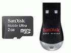 SDSDQY-2048-J95M �}�C�N��SD�J�[�h/Micro SD�J�[�h Mobile Memory kit 2GB�i���[�_�E���C�^�t���j