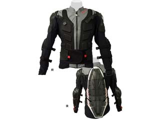 【クリックで詳細表示】NORTH PEAK/ノースピーク YM1400 鎧武者ボディプロテクター (ブラック) 【Lサイズ】