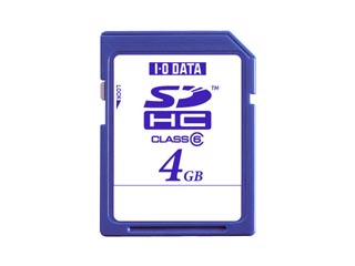 SDH-S4G SDHC�������[�J�[�h 4GB Class/�N���X6