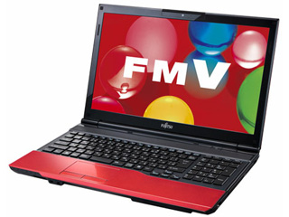 15.6型ワイドLED液晶ノートPC LIFEBOOK/ライフブック AH42/H ルビーレッド