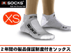 XT0126 X-SOCKS(X�\�b�N�X) �S���t�E���[�J�b�g�yXS�T�C�Y�z(�O���[��)