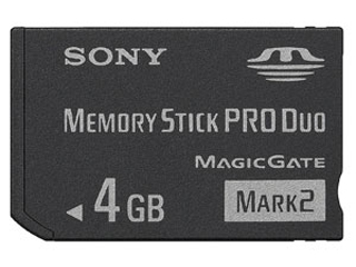 【クリックでお店のこの商品のページへ】SONY/ソニー MS-MT4G メモリースティック PRO デュオ(Mark2) 4GB