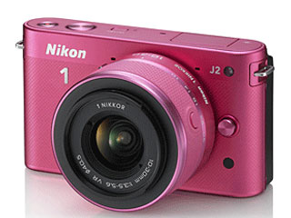 【クリックで詳細表示】Nikon/ニコン Nikon1 J2 標準ズームレンズキット (ピンク) 【送料代引き手数料無料！】