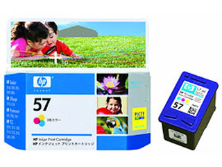 【クリックで詳細表示】hp/ヒューレット・パッカード C6657AA＃003 HP 57プリントカートリッジ カラー(ラージサイズ)