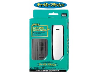 【クリックでお店のこの商品のページへ】Panasonic/パナソニック VL-168LP-W チャイミーホワイト (玄関子機と親機のセット)★乾電池式