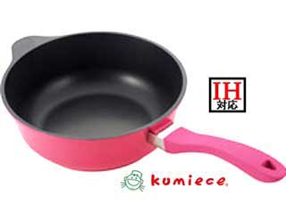【クリックで詳細表示】Kumiece/クミーチェ 【IH対応】 KM-3 深型フライパン 24cm 【km】