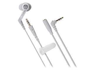 【クリックでお店のこの商品のページへ】audio-technica/オーディオテクニカ ATH-CKP300-WH(ホワイト) 【SPORTSHEADPHONE】