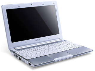 【クリックで詳細表示】Acer/エイサー 10.1型ネットブック Aspire One D257 AOD257-A71C/WF シーシェルホワイト ※在庫限り