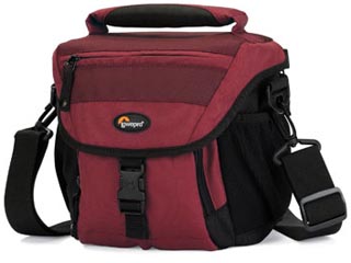 【クリックでお店のこの商品のページへ】Lowepro/ロープロ ノバ140AW-R(ボルドーレッド/ブラック)