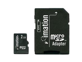 【クリックで詳細表示】imation/イメーション MCS2G microSDカード2GB