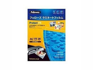 【クリックで詳細表示】Fellowes/フェローズ 5404501 A4サイズ用ラミネーターフィルム 25枚入 175ミクロン プロテクト(厚口) 216mmX303