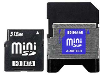 SDM-512M/A�i512MB�jminiSD�������|�J�[�h�iSD�A�_�v�^�[�t���j
