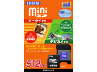 SDM-512M/A�i512MB�jminiSD�������|�J�[�h�iSD�A�_�v�^�[�t���j