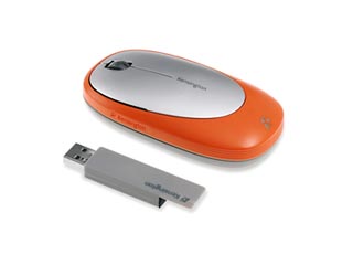 【クリックでお店のこの商品のページへ】KENSINGTON 72288JP Ci75 Wireless NotebookMouse(Orange)