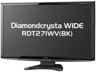 27�^���C�hLED�t���f�B�X�v���C RDT271WV�iBK�j ���n�[�t�O���A�p�l���̗p