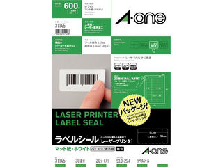 【クリックで詳細表示】A・one/エーワン 31145 レーザープリンタラベル A4 20シート