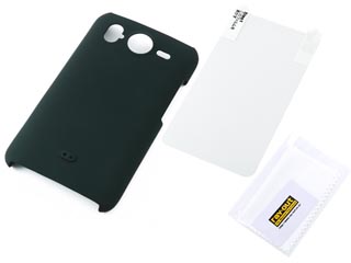 【クリックでお店のこの商品のページへ】ray-out/レイ・アウト RT-HDHC3/B HTC Desire SB 001HT用ラバーコーティングシェルジャケット