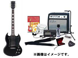 エレキギター入門 13点セット(DVD付き!) SG-280 BK SET 【送料無料】【EGtokka】