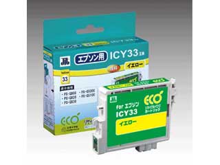 【クリックで詳細表示】JIT/ジット JIT-E33Y EPSON ICY33 イエロー対応 ジットリサイクルインク